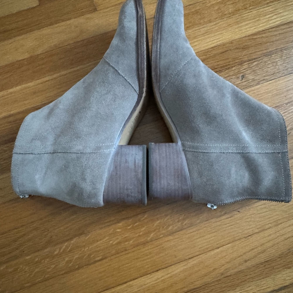 rag & bone Light Gray Suede Ankle Boots - Picture 6 of 6